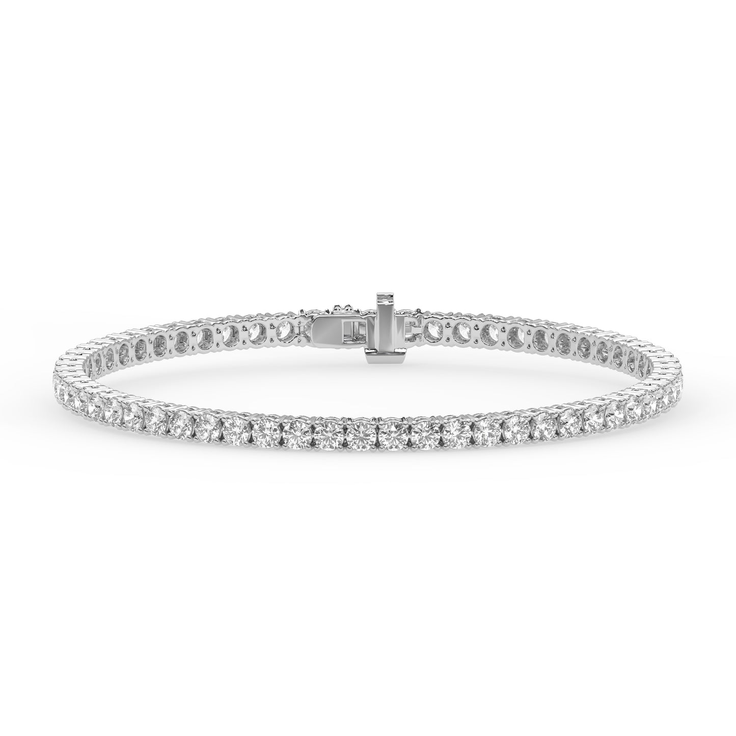 14k Lab Grown Round Diamond Tennis Bracelet (5 ct. tw.)