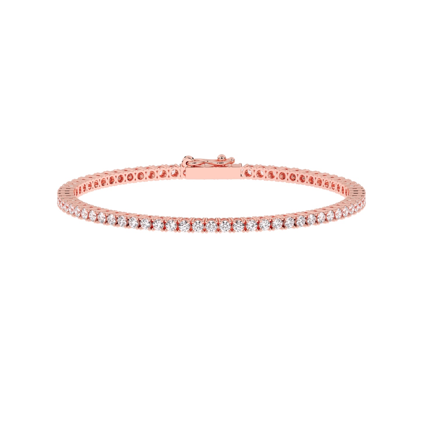 14k Lab Grown Round Diamond Tennis Bracelet (3 ct. tw.)