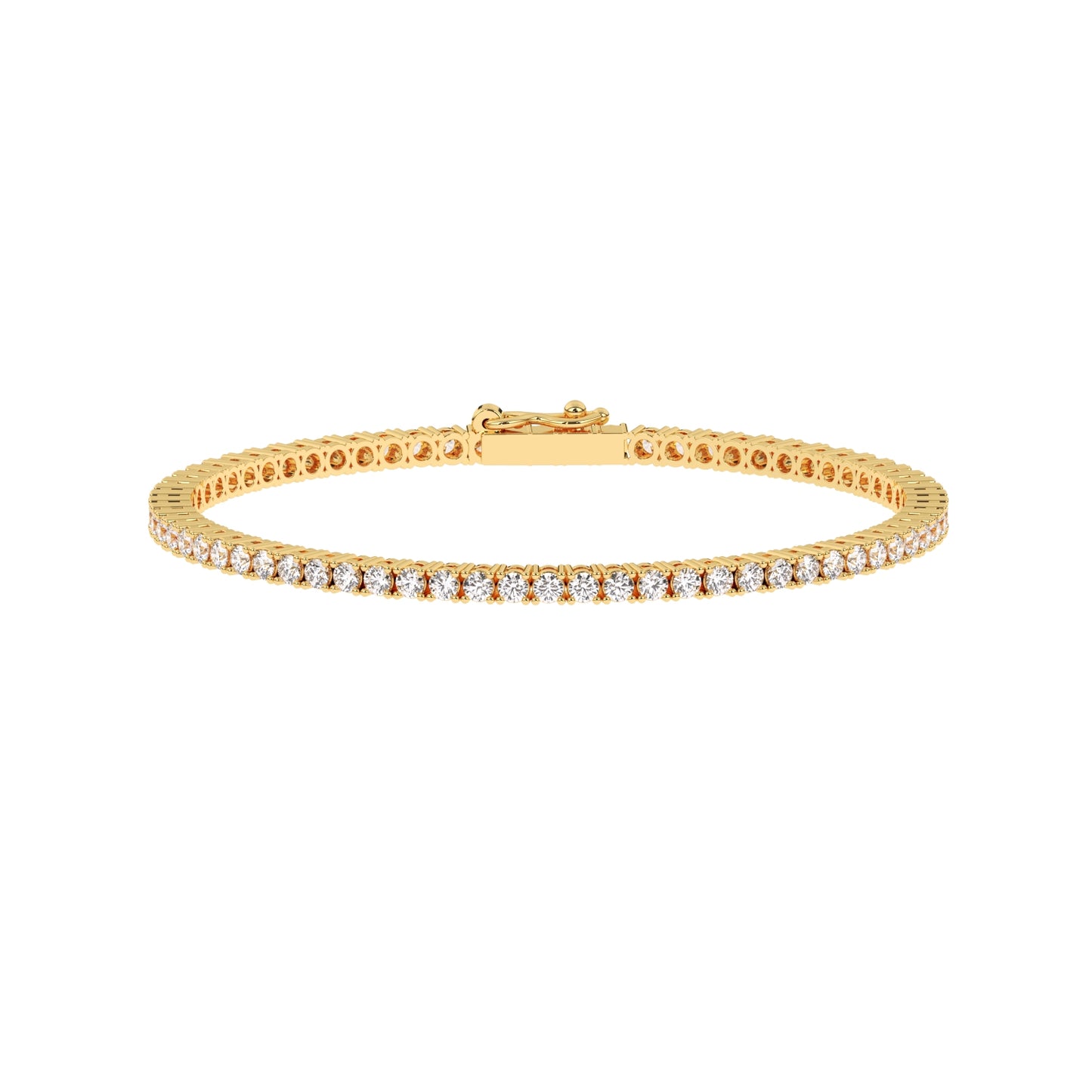 14k Lab Grown Round Diamond Tennis Bracelet (3 ct. tw.)