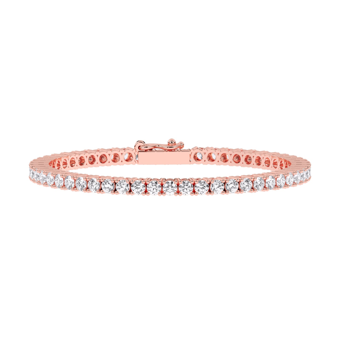 14k Lab Grown Round Diamond Tennis Bracelet (6 ct. tw.)