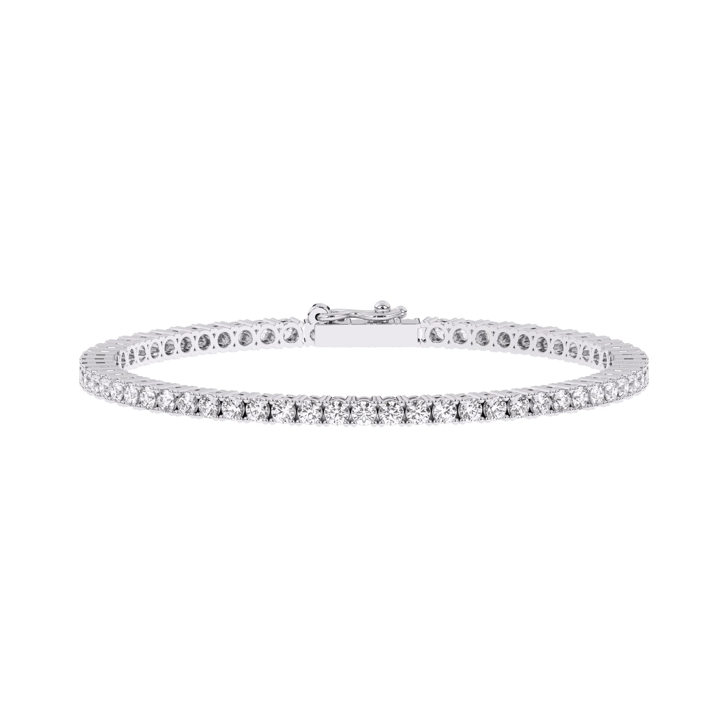14k Lab Grown Round Diamond Tennis Bracelet (4 ct. tw.)