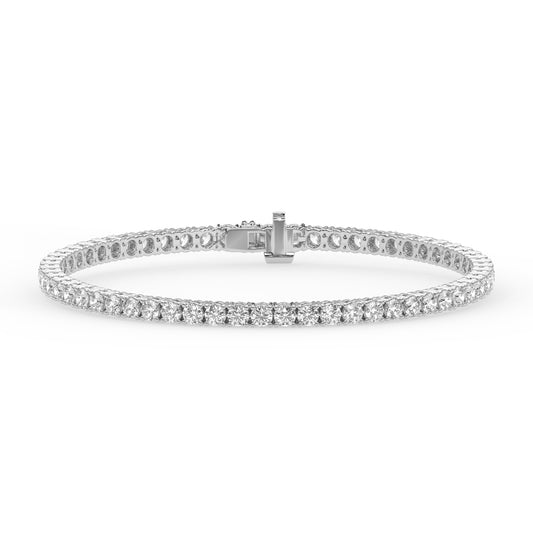 14k Lab Grown Round Diamond Tennis Bracelet (5 ct. tw.)