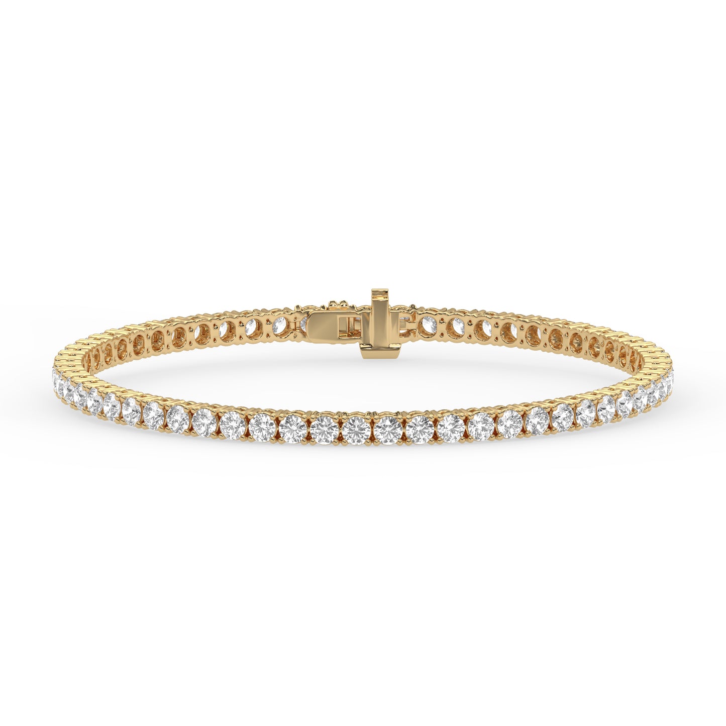 14k Lab Grown Round Diamond Tennis Bracelet (5 ct. tw.)