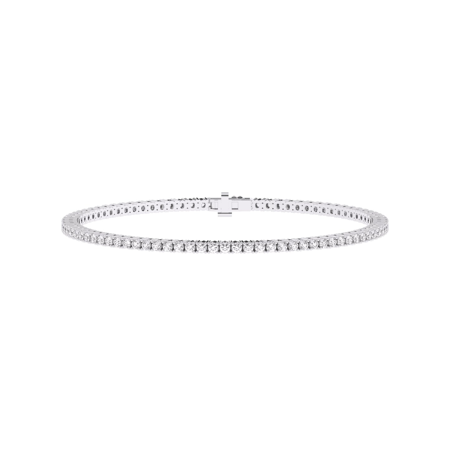 14k Lab Grown Round Diamond Tennis Bracelet (2 ct. tw.)