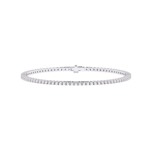 14k Lab Grown Round Diamond Tennis Bracelet (2 ct. tw.)